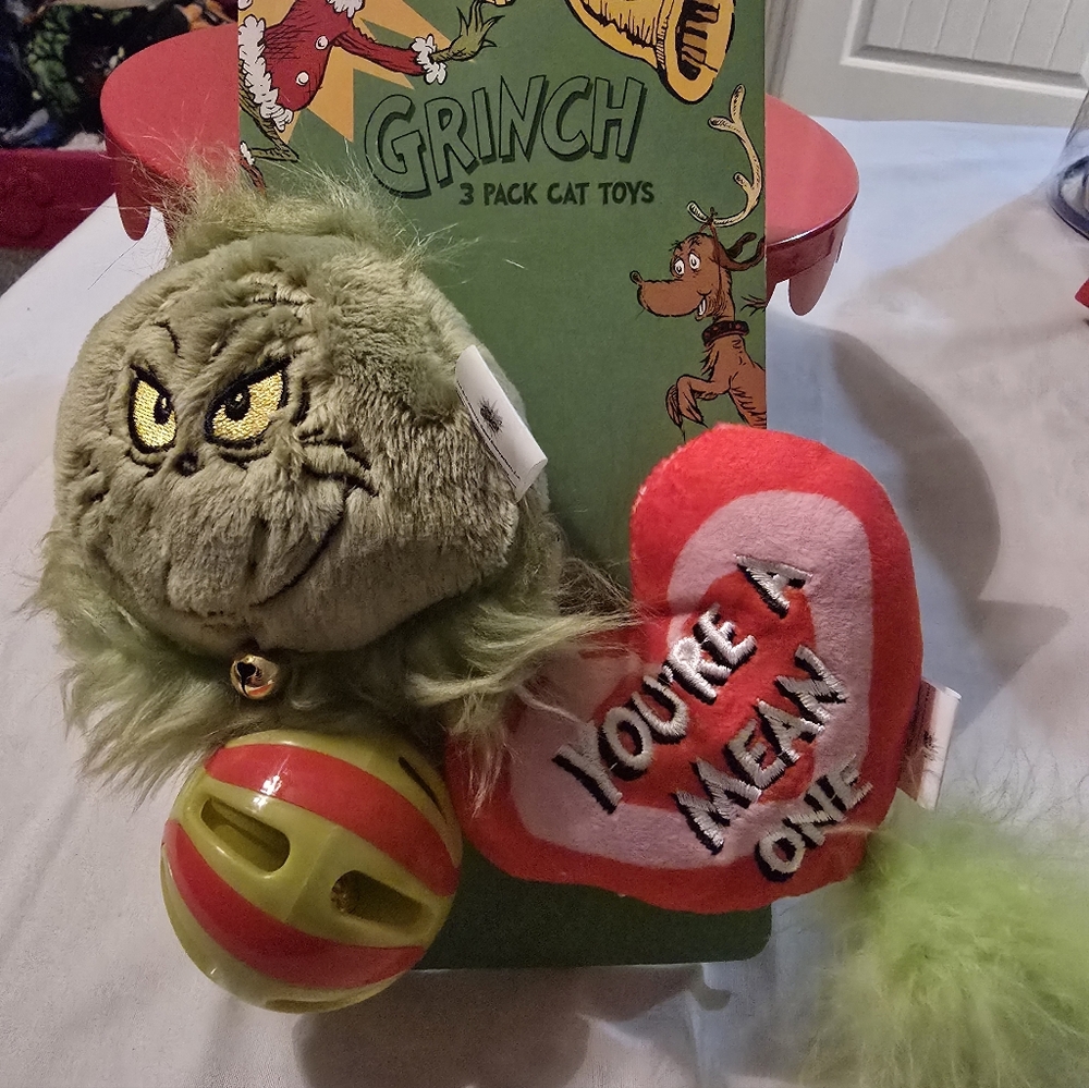 Grinch Christmas 3 Pack‎ Cat Toys